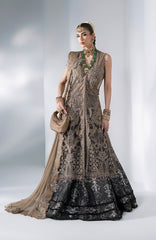 Mbroidered Edition By Maria B Unstitched Chiffon Embroidered 3 Piece Suits - MBDWEF- D2 - Wedding Collection