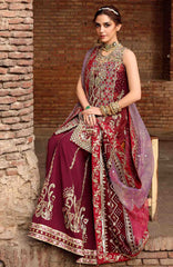 Wedding By Crimson Unstitched Embroidered 3 Piece Suit - CRMJLWDF-02-NAZO- Formal Collection