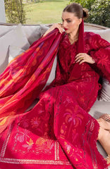Flow Luxury by Crimson Unstitched Lawn Embroidered 3 Piece Suits -CRMFLXL-3A - Beauty In Bloom -  Summer Collection