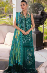 Flow Luxury by Crimson Unstitched Lawn Embroidered 3 Piece Suits -CRMFLXL-3B - Beauty In Bloom -  Summer Collection
