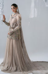 Mbroidered  Edition By Maria B Unstitched Chiffon Embroidered 3 Piece Suits - MBDWEF- D3 - Wedding Collection
