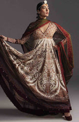 Anarkali by Zara Shahjahan Unstitched Lawn Embroidered 3 Piece Suits - ZSJAKILXL-03- Shahkar-  Summer Collection