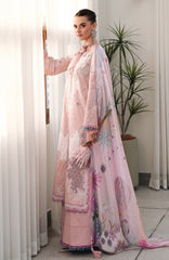 Chikankari By Qalamkar Unstitched Lawn Embroidered 3 Piece Suit - QLMCKL-06- Noura- Summer Collection