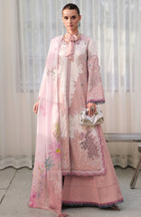 Chikankari By Qalamkar Unstitched Lawn Embroidered 3 Piece Suit - QLMCKL-06- Noura- Summer Collection