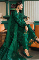 Luxury Lawn Eid II By Maria B Unstitched Lawn Embroidered 3 Piece Suit - MBEDIILXL-4- Summer Collection