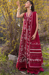 Flow Luxury by Crimson Unstitched Lawn Embroidered 3 Piece Suits -CRMFLXL-5 - Handmade Tale -  Summer Collection
