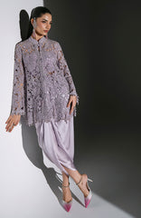 Mbroidered  Edition By Maria B Unstitched Chiffon Embroidered 3 Piece Suits - MBDWEF- D5 - Wedding Collection