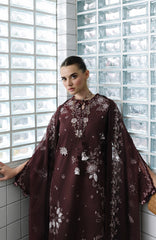 Chikankari By Qalamkar Unstitched Lawn Embroidered 3 Piece Suit - QLMCKL-01- Eshal- Summer Collection