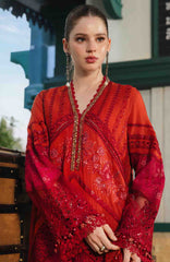 Luxury Lawn Eid II By Maria B Unstitched Lawn Embroidered 3 Piece Suit - MBEDIILXL-5- Summer Collection