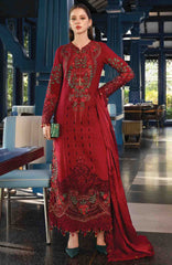 Luxury Lawn Eid II By Maria B Unstitched Lawn Embroidered 3 Piece Suit - MBEDIILXL-5- Summer Collection
