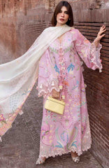 Flow Luxury by Crimson Unstitched Lawn Embroidered 3 Piece Suits -CRMFLXL-6A - Out Of Many Hearts -  Summer Collection