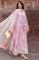 Flow Luxury by Crimson Unstitched Lawn Embroidered 3 Piece Suits -CRMFLXL-6A - Out Of Many Hearts -  Summer Collection