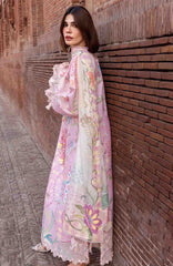 Flow Luxury by Crimson Unstitched Lawn Embroidered 3 Piece Suits -CRMFLXL-6A - Out Of Many Hearts -  Summer Collection
