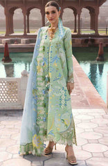 Flow Luxury by Crimson Unstitched Lawn Embroidered 3 Piece Suits -CRMFLXL-6B - Out Of Many Hearts -  Summer Collection