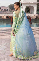 Flow Luxury by Crimson Unstitched Lawn Embroidered 3 Piece Suits -CRMFLXL-6B - Out Of Many Hearts -  Summer Collection