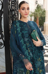 Luxury Lawn Eid II By Maria B Unstitched Lawn Embroidered 3 Piece Suit - MBEDIILXL-6- Summer Collection