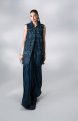 Mbroidered  Edition By Maria B Unstitched Chiffon Embroidered 3 Piece Suits - MBDWEF- D6 - Wedding Collection