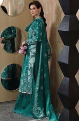 Chikankari By Qalamkar Unstitched Lawn Embroidered 3 Piece Suit - QLMCKL-07- Rogue- Summer Collection