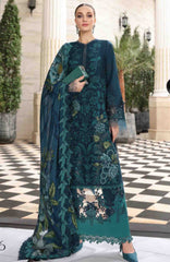 Luxury Lawn Eid II By Maria B Unstitched Lawn Embroidered 3 Piece Suit - MBEDIILXL-6- Summer Collection