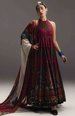 Anarkali by Zara Shahjahan Unstitched Lawn Embroidered 3 Piece Suits - ZSJAKILXL-06- Firdaus -  Summer Collection