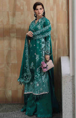 Chikankari By Qalamkar Unstitched Lawn Embroidered 3 Piece Suit - QLMCKL-07- Rogue- Summer Collection