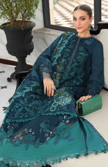 Luxury Lawn Eid II By Maria B Unstitched Lawn Embroidered 3 Piece Suit - MBEDIILXL-6- Summer Collection