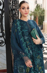 Luxury Lawn Eid II By Maria B Unstitched Lawn Embroidered 3 Piece Suit - MBEDIILXL-6- Summer Collection