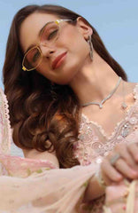 Noor Laserkari By Sadia Asad Unstitched Lawn Embroidered 3 Piece Suit - NSAHSL-7A-Florine- Summer Collection