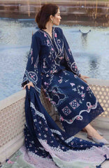Flow Luxury by Crimson Unstitched Lawn Embroidered 3 Piece Suits -CRMFLXL-7B - Manifested Meadows -  Summer Collection