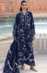 Flow Luxury by Crimson Unstitched Lawn Embroidered 3 Piece Suits -CRMFLXL-7B - Manifested Meadows -  Summer Collection