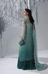 Mbroidered  Edition By Maria B Unstitched Chiffon Embroidered 3 Piece Suits - MBDWEF- D7 - Wedding Collection