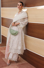 Chikankari By Qalamkar Unstitched Lawn Embroidered 3 Piece Suit - QLMCKL-04- Zimal- Summer Collection