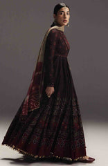 Anarkali by Zara Shahjahan Unstitched Lawn Embroidered 3 Piece Suits - ZSJAKILXL-07- Zarmeen-  Summer Collection