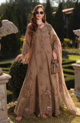 Noor Laserkari By Sadia Asad Unstitched Lawn Embroidered 3 Piece Suit - NSAHSL-8A-Selene- Summer Collection