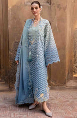 Flow Luxury by Crimson Unstitched Lawn Embroidered 3 Piece Suits -CRMFLXL-8A - Obre Love -  Summer Collection