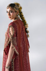Mbroidered  Edition By Maria B Unstitched Chiffon Embroidered 3 Piece Suits - MBDWEF- D8 - Wedding Collection