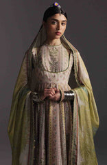 Anarkali by Zara Shahjahan Unstitched Lawn Embroidered 3 Piece Suits - ZSJAKILXL-08- Hoorain-  Summer Collection