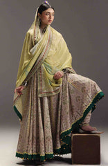 Anarkali by Zara Shahjahan Unstitched Lawn Embroidered 3 Piece Suits - ZSJAKILXL-08- Hoorain-  Summer Collection