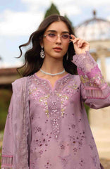 Noor Laserkari By Sadia Asad Unstitched Lawn Embroidered 3 Piece Suit - NSAHSL-9A-Velisse- Summer Collection
