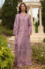 Noor Laserkari By Sadia Asad Unstitched Lawn Embroidered 3 Piece Suit - NSAHSL-9A-Velisse- Summer Collection