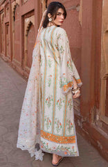 Flow Luxury by Crimson Unstitched Lawn Embroidered 3 Piece Suits -CRMFLXL-9A - Sun-Kissed Letter-  Summer Collection