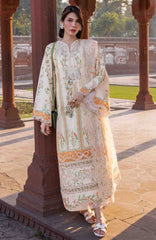 Flow Luxury by Crimson Unstitched Lawn Embroidered 3 Piece Suits -CRMFLXL-9A - Sun-Kissed Letter-  Summer Collection