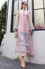 Luxury Lawn Eid II By Maria B Unstitched Lawn Embroidered 3 Piece Suit - MBEDIILXL-9- Summer Collection