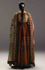 Anarkali by Zara Shahjahan Unstitched Lawn Embroidered 3 Piece Suits - ZSJAKILXL-09- Zara Fashan Summer Collection