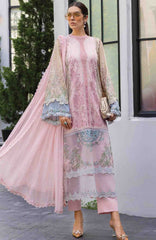 Luxury Lawn Eid II By Maria B Unstitched Lawn Embroidered 3 Piece Suit - MBEDIILXL-9- Summer Collection