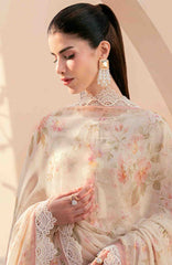 Mausummery Unstitched  Lawn Embroidered  Printed 3 Piece Suit Vol-1 MUSV1EPL-03 - Daisy - Summer Collection