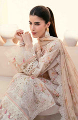 Mausummery Unstitched  Lawn Embroidered  Printed 3 Piece Suit Vol-1 MUSV1EPL-03 - Daisy - Summer Collection