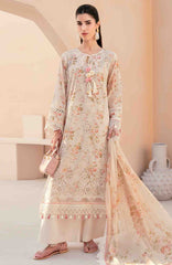 Mausummery Unstitched  Lawn Embroidered  Printed 3 Piece Suit Vol-1 MUSV1EPL-03 - Daisy - Summer Collection