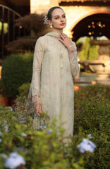 Noor Laserkari By Sadia Asad Unstitched Lawn Embroidered 3 Piece Suit - NSAHSL-2B-Aloura- Summer Collection