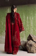 Coco  By Zara Shahjahan Unstitched Khaddar Embroidered 3 Piece Suit - CCZSKRDW-10A- DIBA- Winter Collection